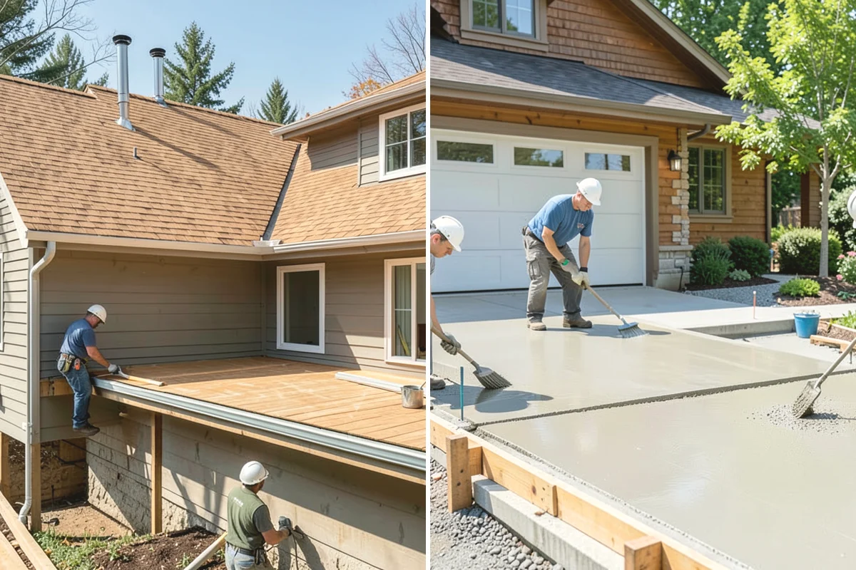 Pavilion Construction in Oak Harbor, Island County, WA - Map the pavilion footprint against your patio and utilities