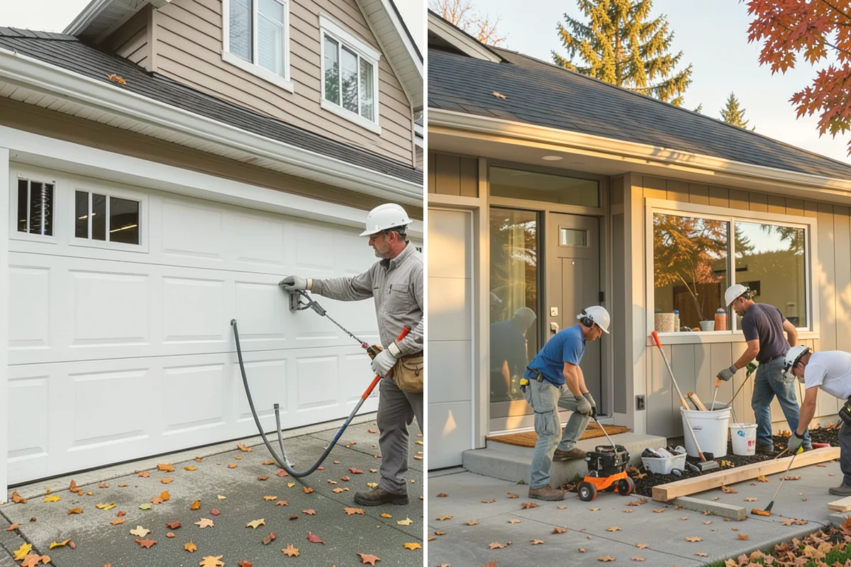 Pavilion Construction in Stanwood, Snohomish County, WA - Map the pavilion footprint against your patio and utilities