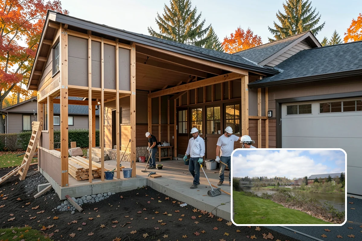 Pavilion Construction in Tukwila, King County, WA - Covers expansive outdoor areas with a single roof