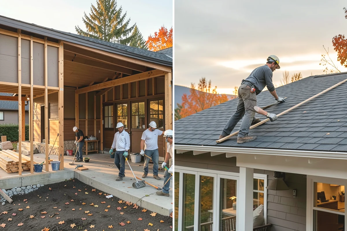 Pavilion Construction in University Place, Pierce County, WA - Map the pavilion footprint against your patio and utilities
