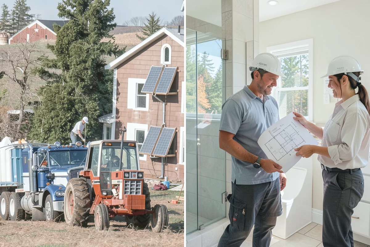 Pavilion Construction in Wilkeson, Pierce County, WA - Map the pavilion footprint against your patio and utilities