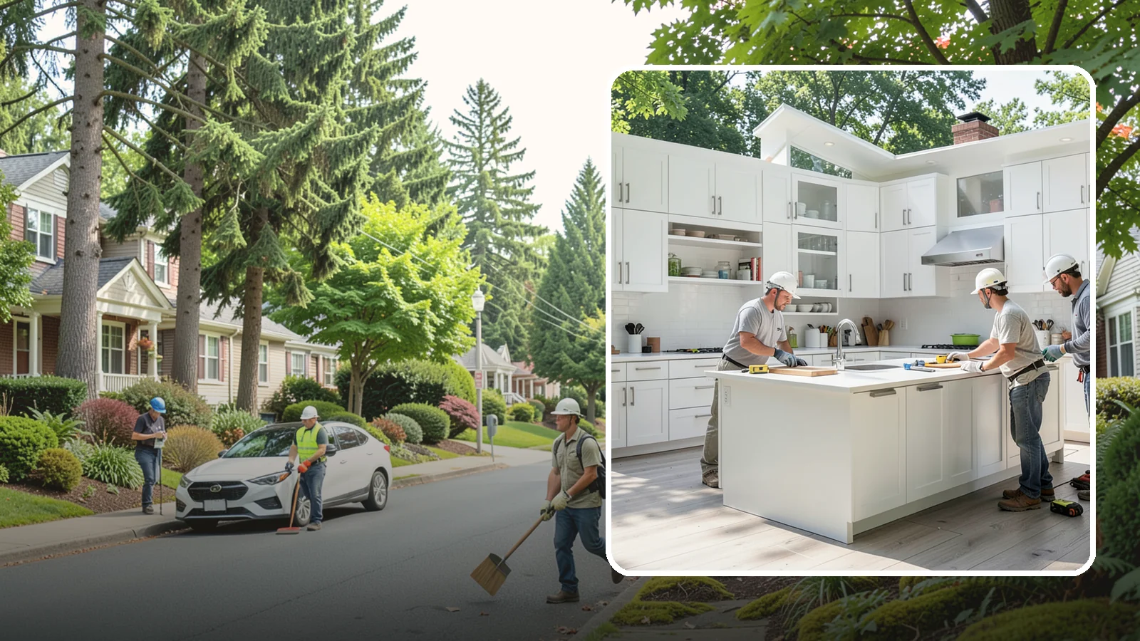 Peninsula Installation in Beaux Arts Village, King County, WA - Installing a connected peninsula counter to add work surface and seating where a full island will not fit.