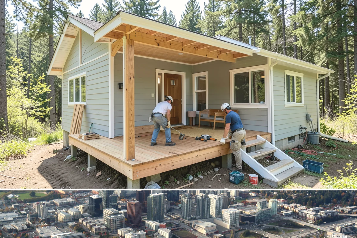 Peninsula Installation in Bellevue, King County, WA - Peninsula projects fit well in spring or fall when a kitchen refresh is already underway.