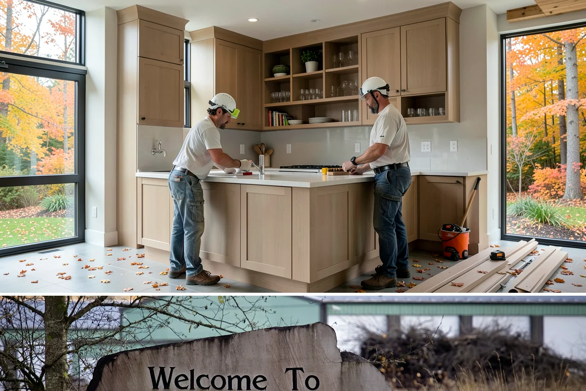 Peninsula Installation in Buckley, Pierce County, WA - Peninsula projects fit well in spring or fall when a kitchen refresh is already underway.
