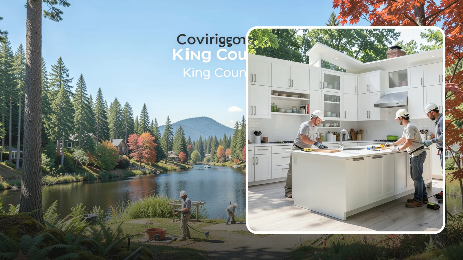 Peninsula Installation in Covington, King County, WA - Installing a connected peninsula counter to add work surface and seating where a full island will not fit.
