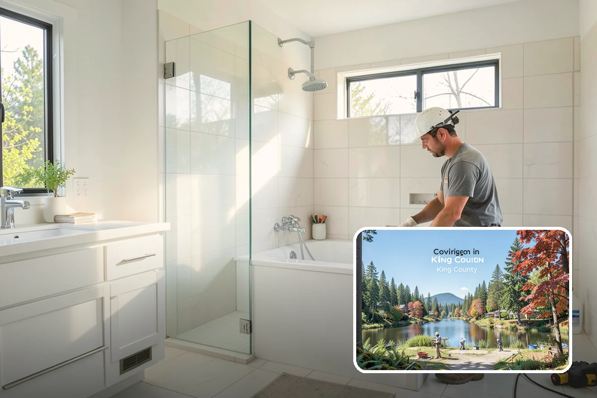 Peninsula Installation in Covington, King County, WA - Island-style benefits in tighter kitchens