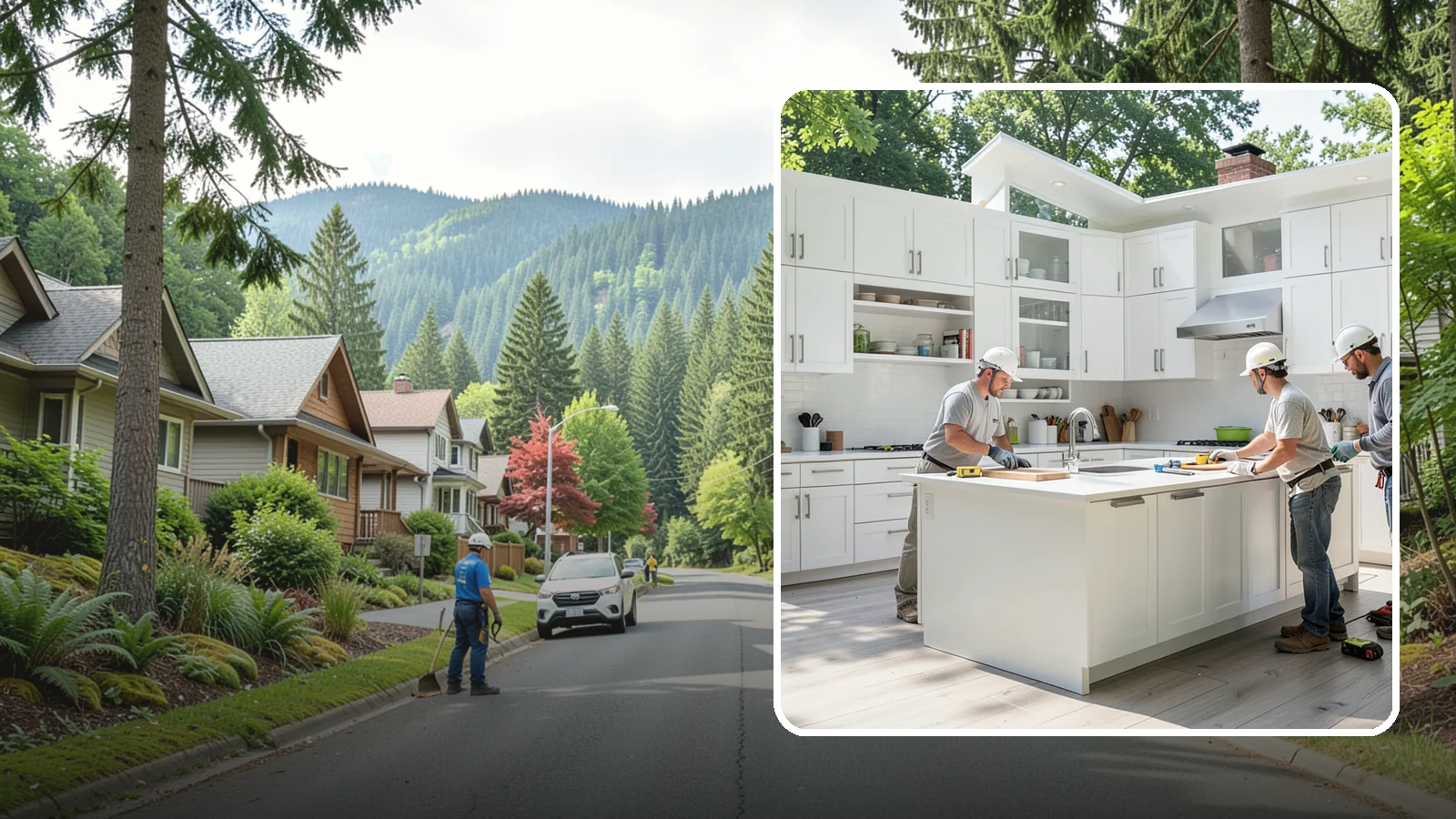 Peninsula Installation in Darrington, Snohomish County, WA - Installing a connected peninsula counter to add work surface and seating where a full island will not fit.