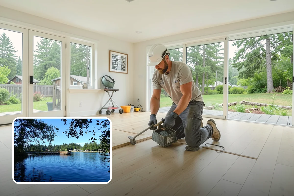 Peninsula Installation in Federal Way, King County, WA - Island-style benefits in tighter kitchens