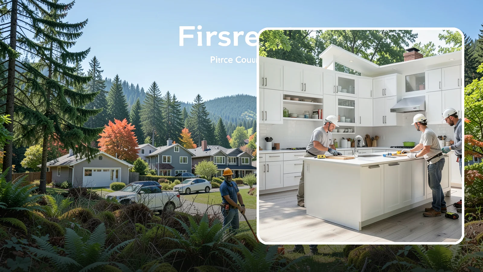 Peninsula Installation in Fircrest, Pierce County, WA - Installing a connected peninsula counter to add work surface and seating where a full island will not fit.