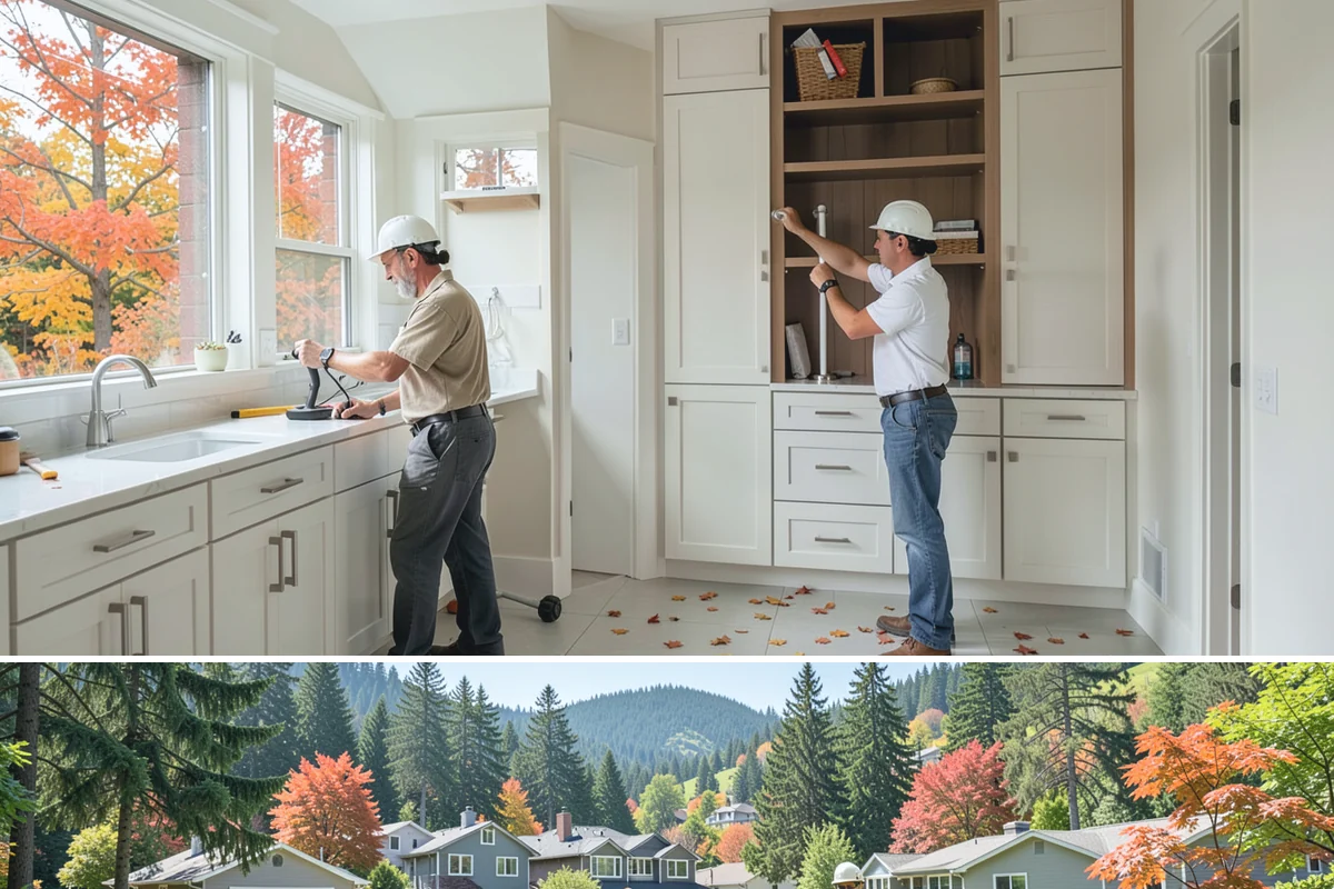Peninsula Installation in Fircrest, Pierce County, WA - Peninsula projects fit well in spring or fall when a kitchen refresh is already underway.