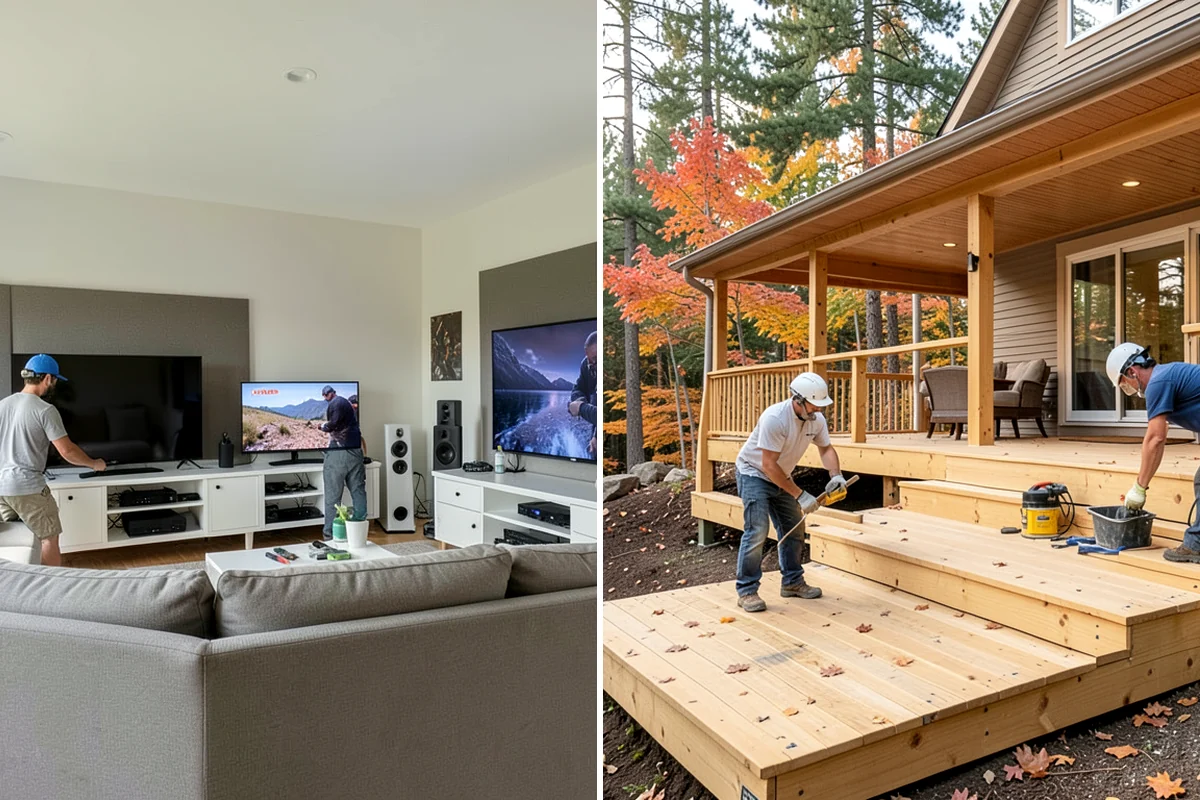 Peninsula Installation in Kenmore, King County, WA - Confirm layout and anchoring location