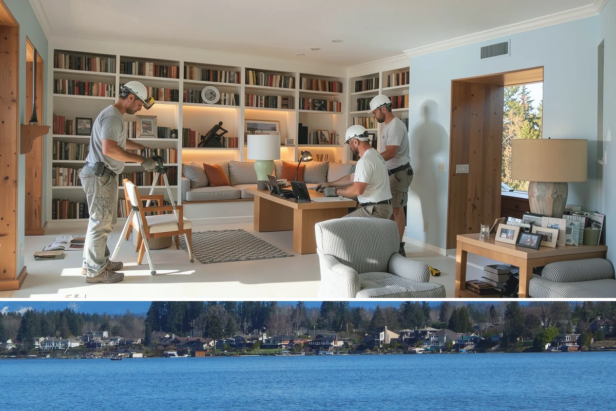 Peninsula Installation in Lake Stevens, Snohomish County, WA - Peninsula projects fit well in spring or fall when a kitchen refresh is already underway.