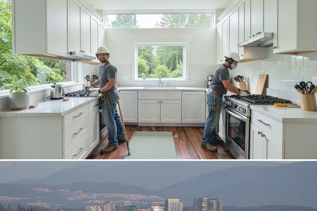 Peninsula Installation in Medina, King County, WA - Peninsula projects fit well in spring or fall when a kitchen refresh is already underway.