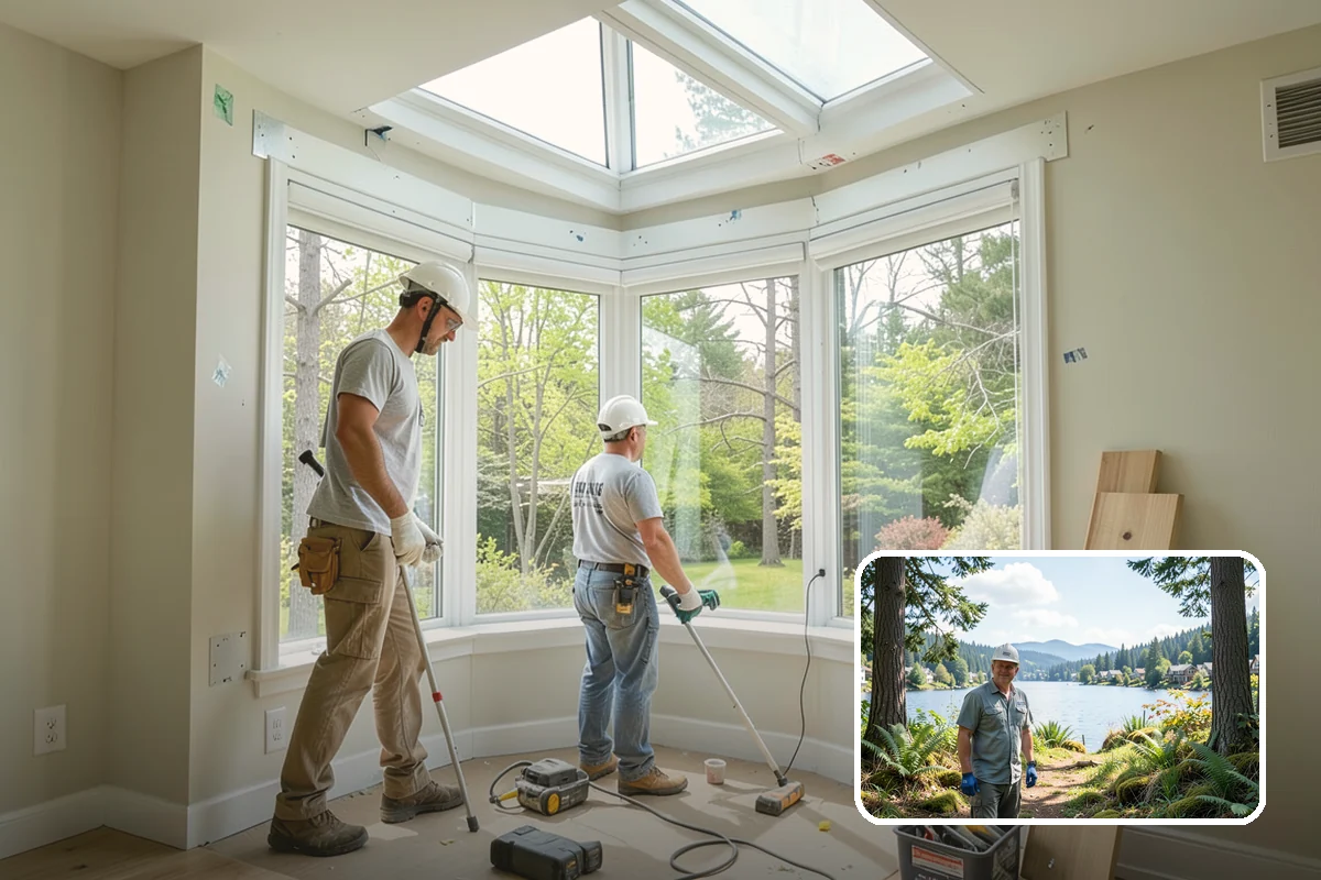 Peninsula Installation in Milton, King County, WA - Island-style benefits in tighter kitchens