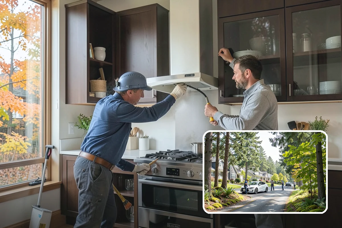 Peninsula Installation in Normandy Park, King County, WA - Island-style benefits in tighter kitchens