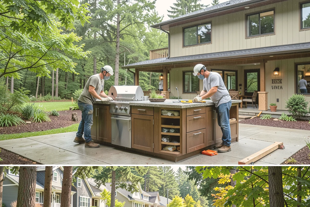 Peninsula Installation in Normandy Park, King County, WA - Peninsula projects fit well in spring or fall when a kitchen refresh is already underway.