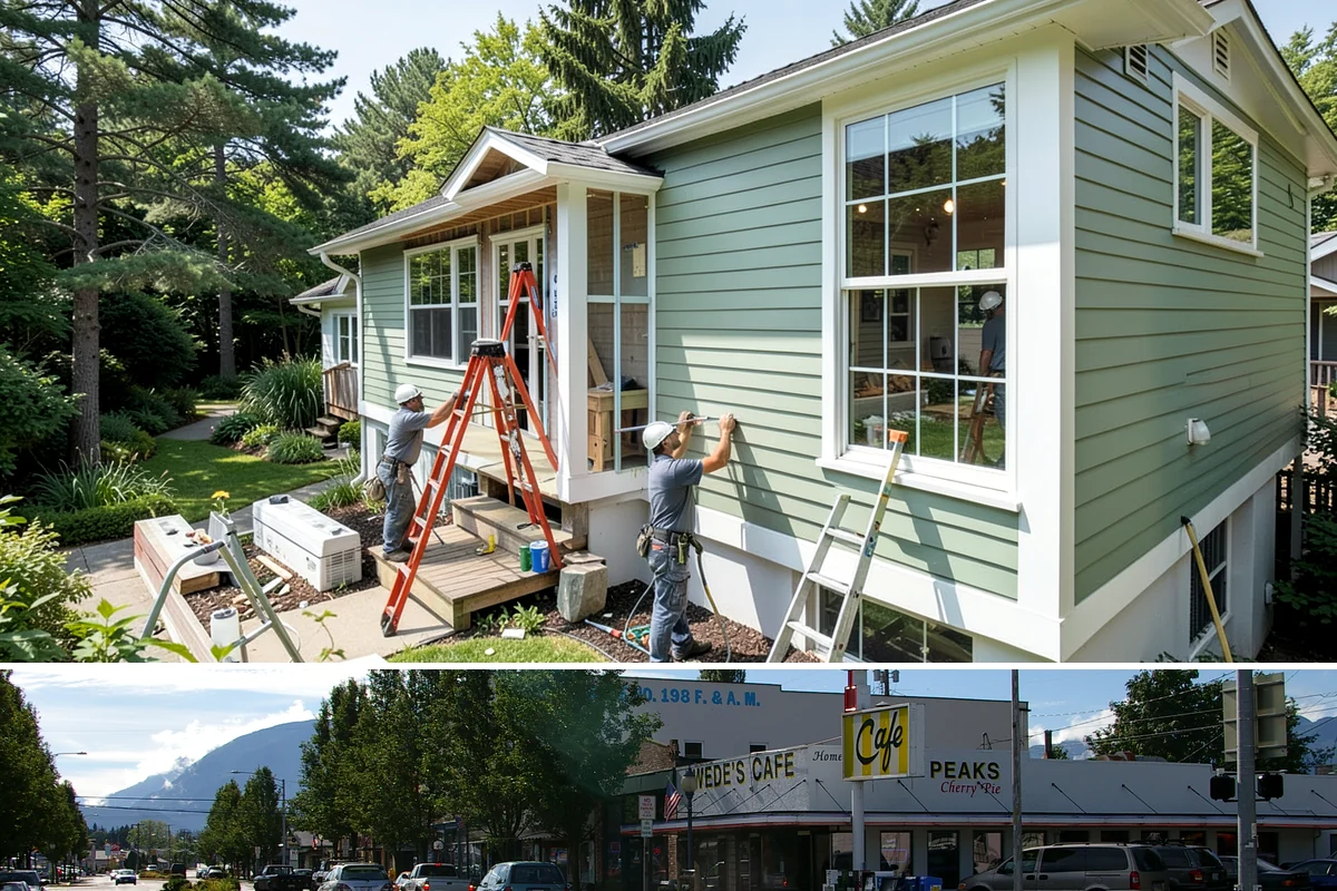 Peninsula Installation in North Bend, King County, WA - Peninsula projects fit well in spring or fall when a kitchen refresh is already underway.