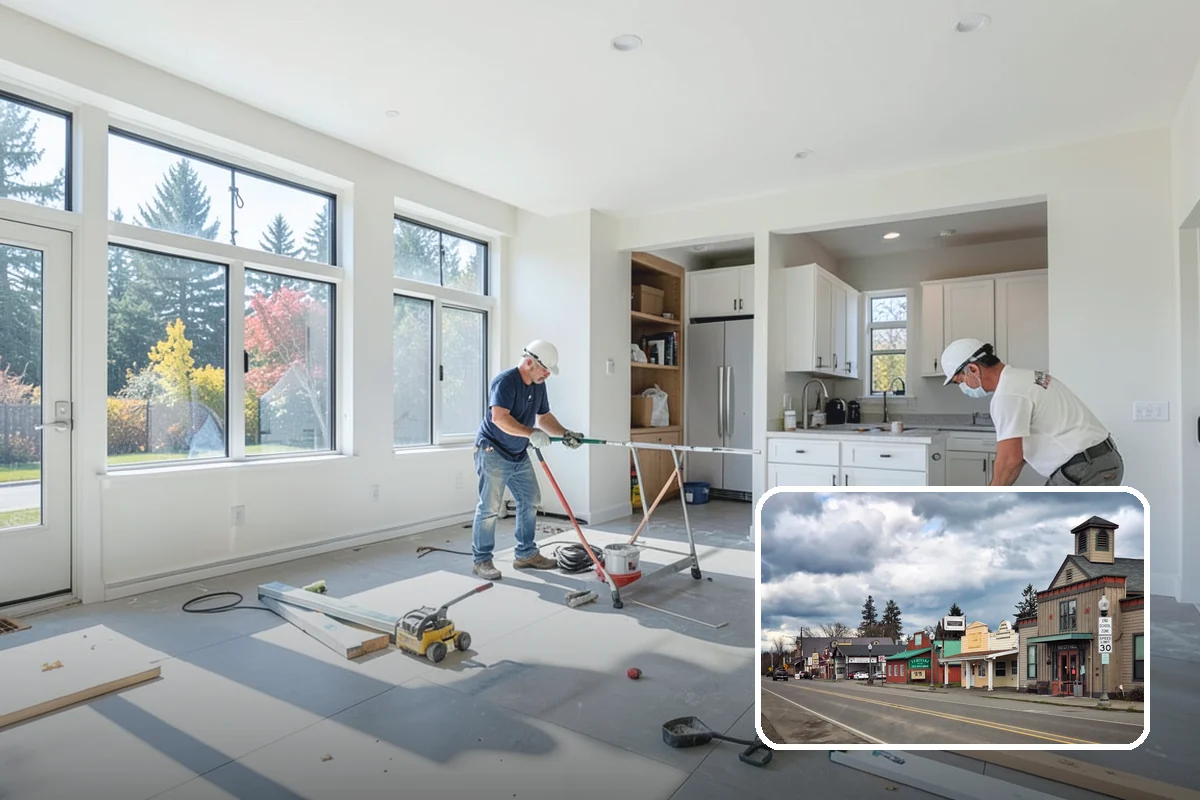 Peninsula Installation in Roy, Pierce County, WA - Island-style benefits in tighter kitchens