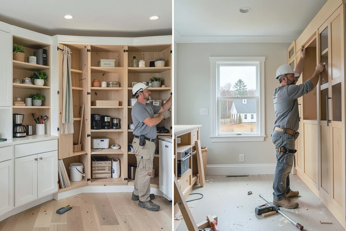 Peninsula Installation in Woodinville, King County, WA - Confirm layout and anchoring location