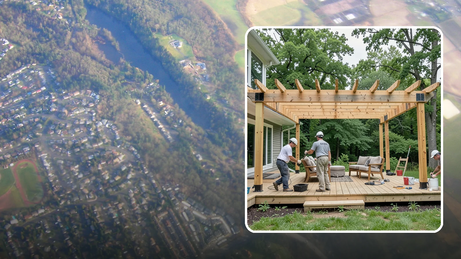 Pergola Construction in Algona, King County, WA - A custom-built pergola that defines your patio or deck with structure, shade, and year-round Pacific Northwest character.