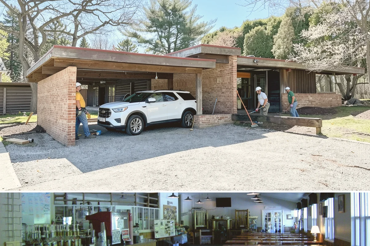 Pergola Construction in Black Diamond, King County, WA - Late spring through early fall offers the driest window for footing cures and finish application in Western Washington.