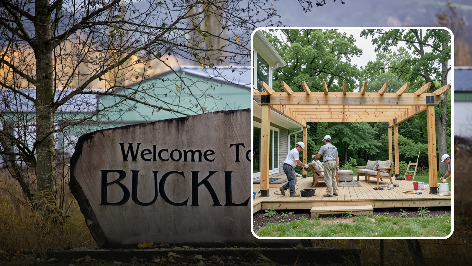 Pergola Construction in Buckley, Pierce County, WA - A custom-built pergola that defines your patio or deck with structure, shade, and year-round Pacific Northwest character.