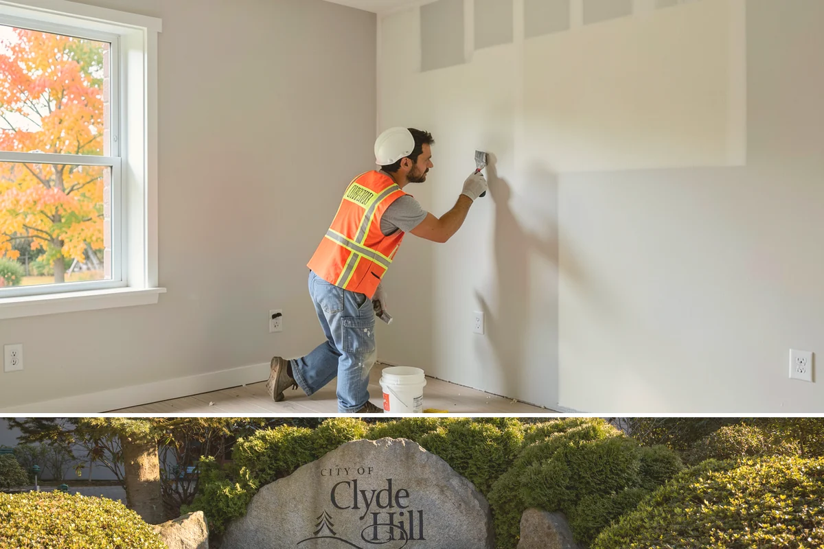 Pergola Construction in Clyde Hill, King County, WA - Late spring through early fall offers the driest window for footing cures and finish application in Western Washington.