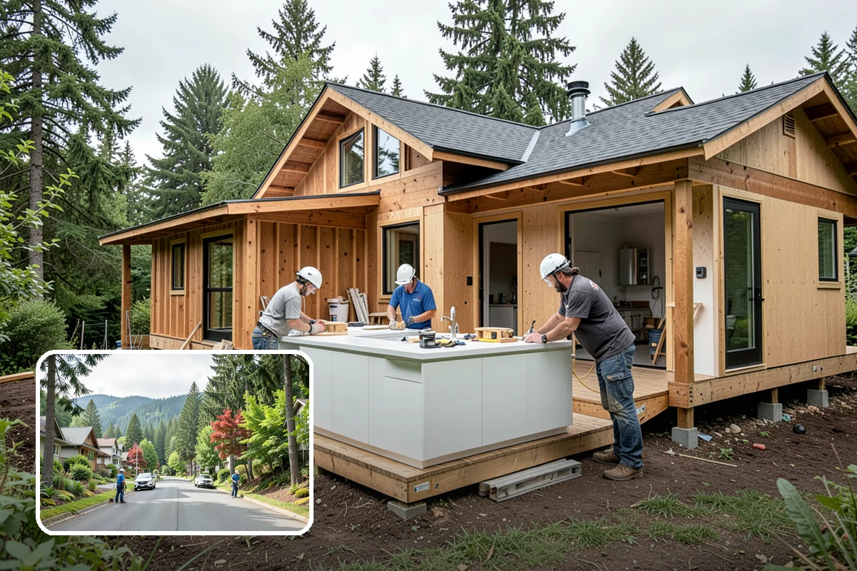 Pergola Construction in Darrington, Snohomish County, WA - Adds defined, shaded living space to your yard