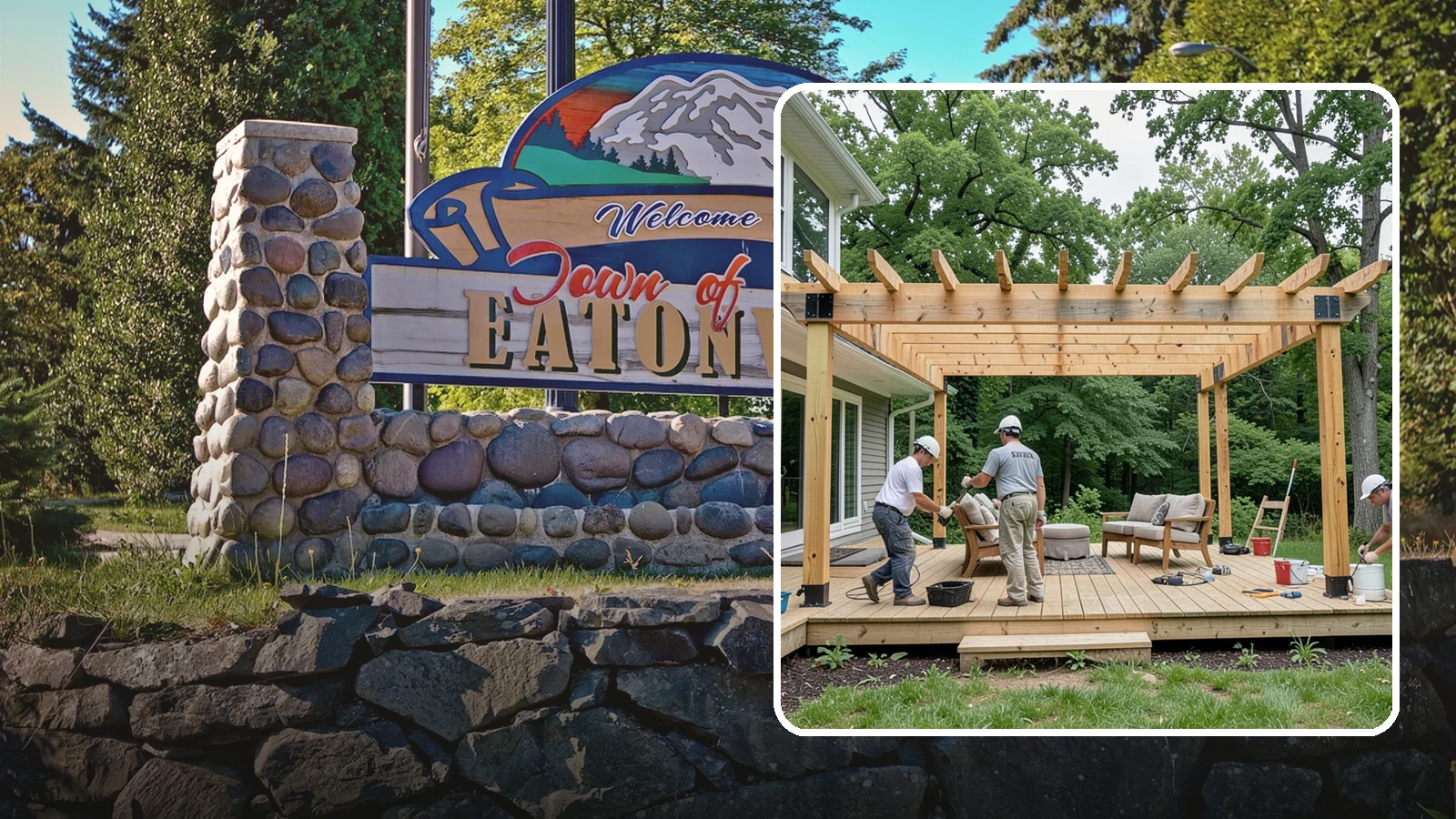 Pergola Construction in Eatonville, Pierce County, WA - A custom-built pergola that defines your patio or deck with structure, shade, and year-round Pacific Northwest character.