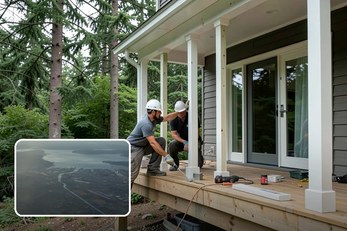 Pergola Construction in Fife, Pierce County, WA - Adds defined, shaded living space to your yard