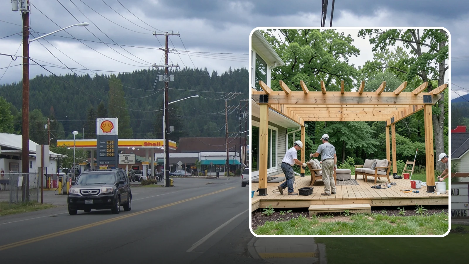 Pergola Construction in Granite Falls, Snohomish County, WA - A custom-built pergola that defines your patio or deck with structure, shade, and year-round Pacific Northwest character.