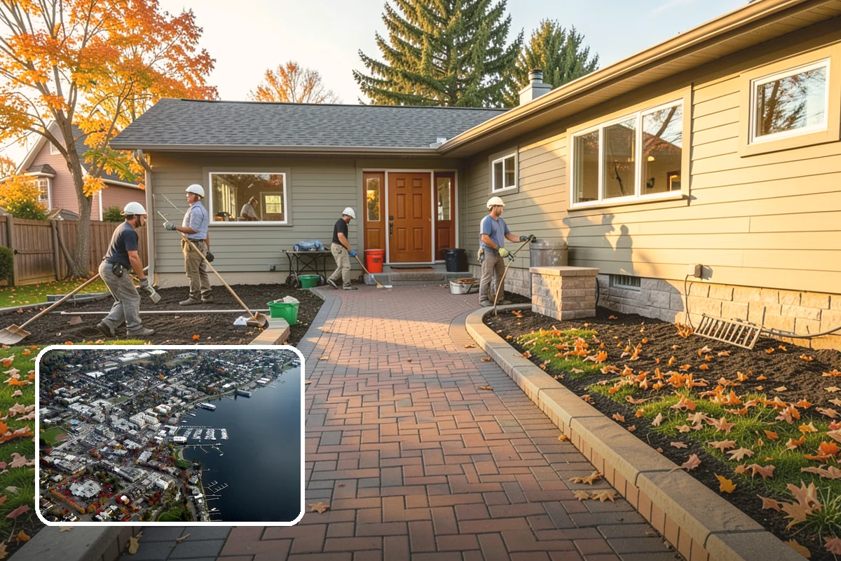 Pergola Construction in Kirkland, King County, WA - Adds defined, shaded living space to your yard