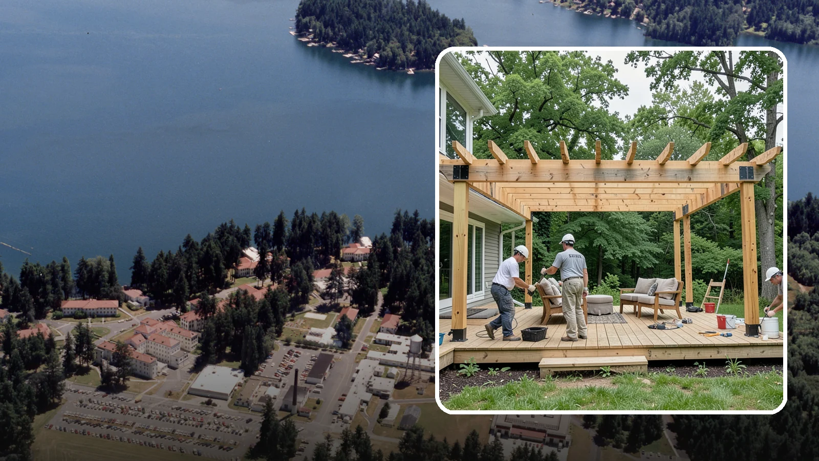 Pergola Construction in Lakewood, Pierce County, WA - A custom-built pergola that defines your patio or deck with structure, shade, and year-round Pacific Northwest character.