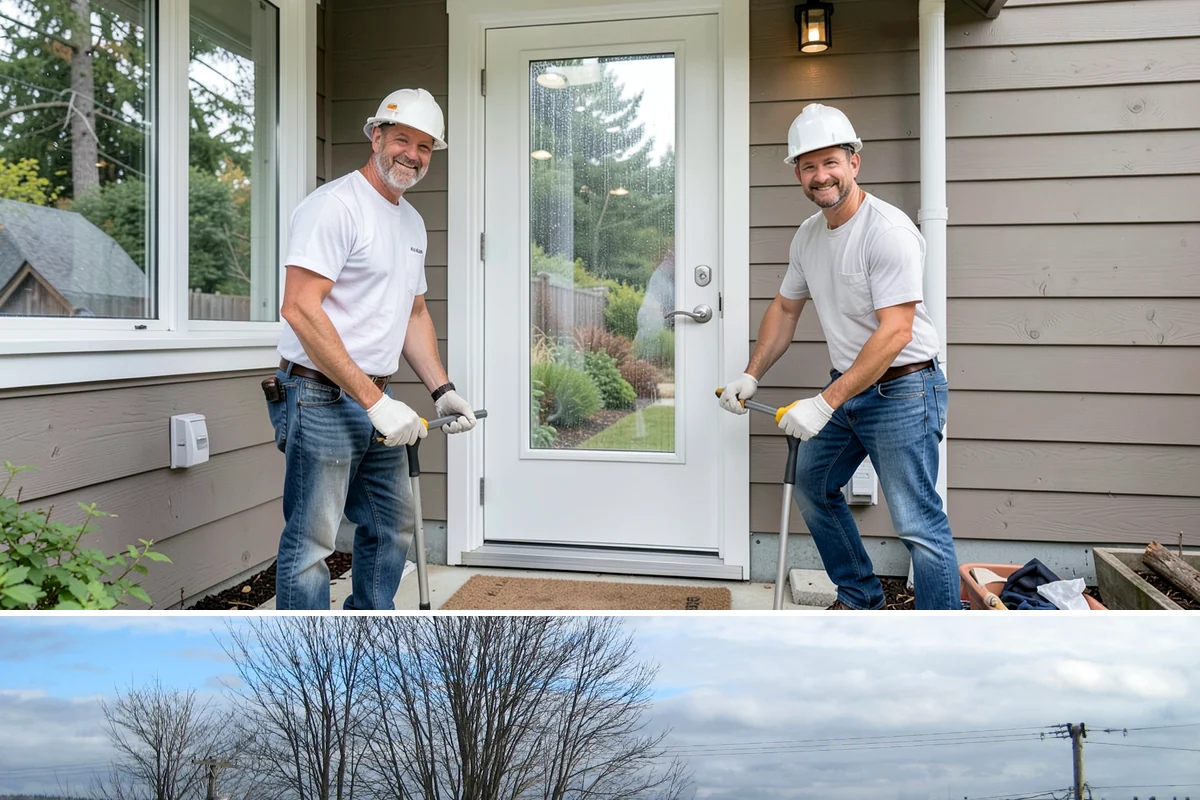 Pergola Construction in Langley, Island County, WA - Late spring through early fall offers the driest window for footing cures and finish application in Western Washington.