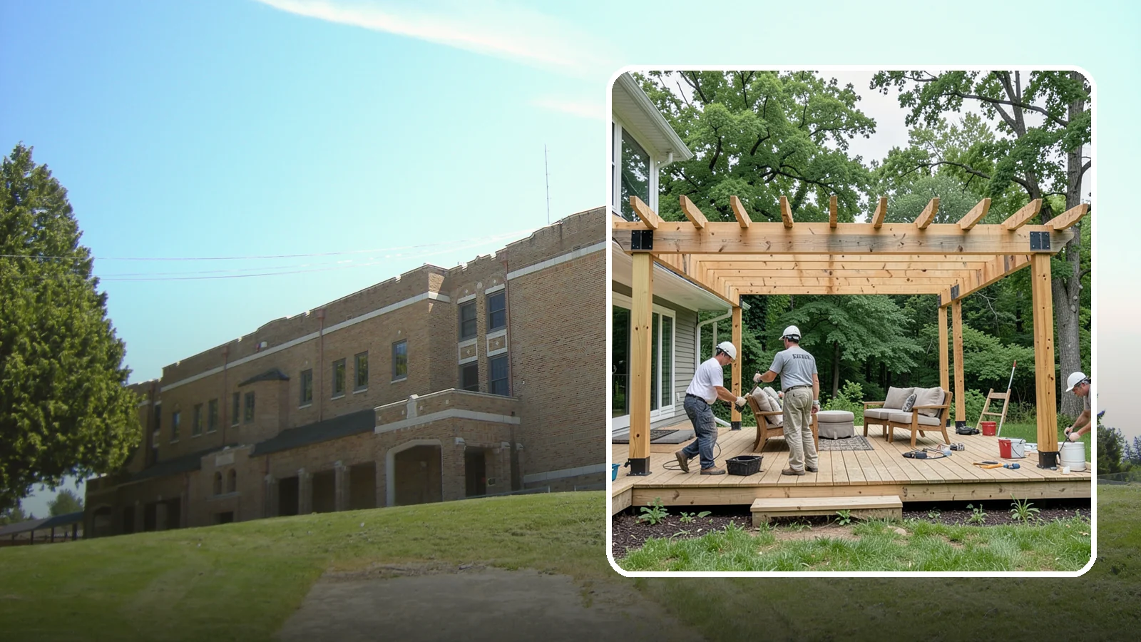 Pergola Construction in Maple Valley, King County, WA - A custom-built pergola that defines your patio or deck with structure, shade, and year-round Pacific Northwest character.