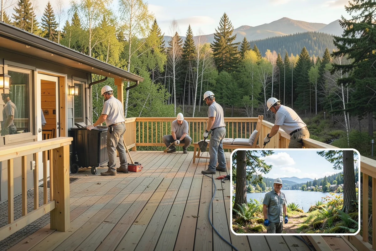 Pergola Construction in Milton, King County, WA - Adds defined, shaded living space to your yard