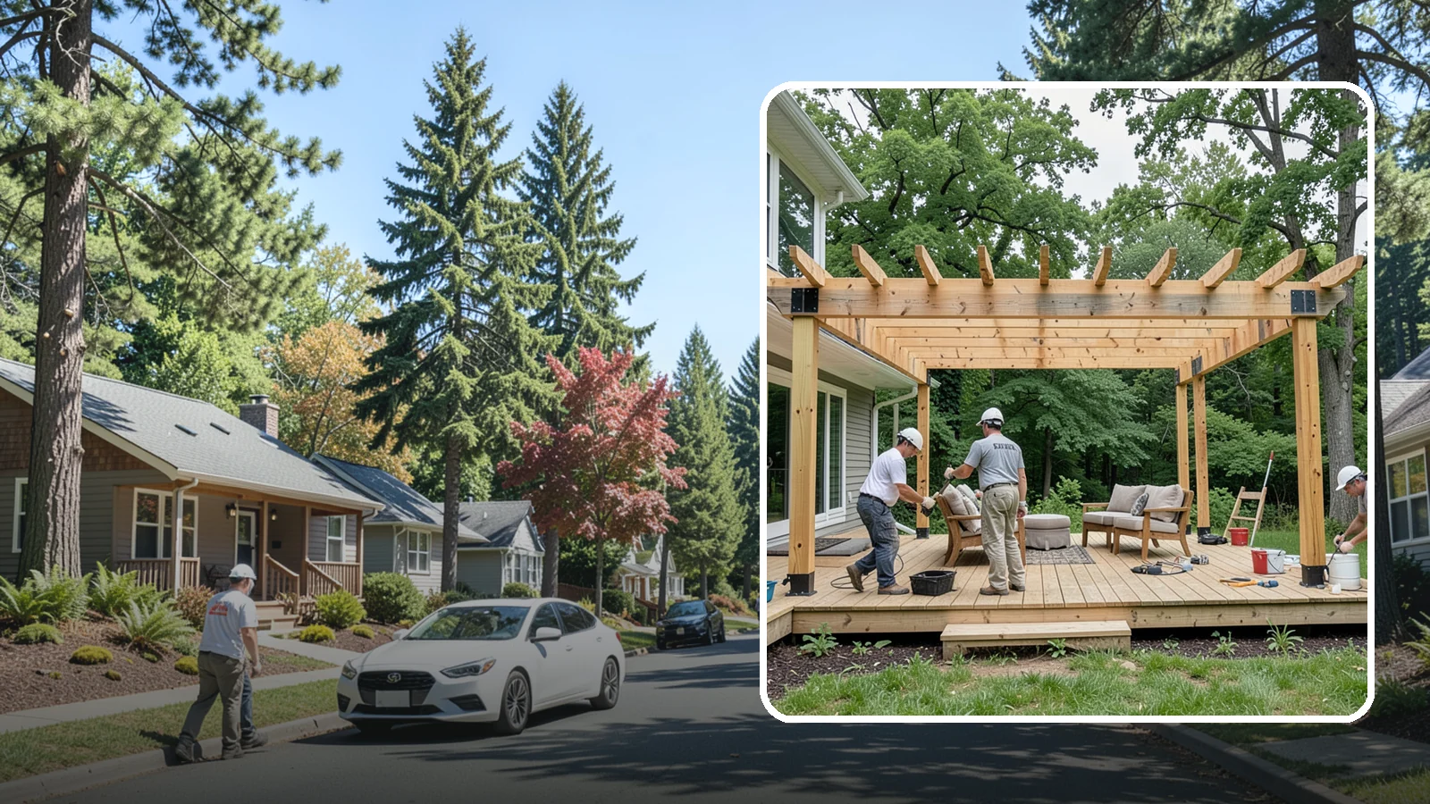 Pergola Construction in Orting, Pierce County, WA - A custom-built pergola that defines your patio or deck with structure, shade, and year-round Pacific Northwest character.