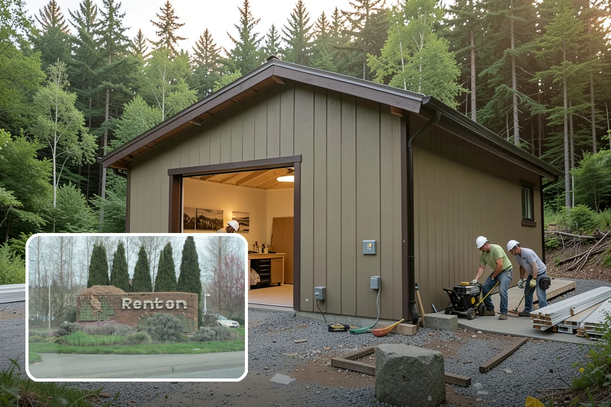 Pergola Construction in Renton, King County, WA - Adds defined, shaded living space to your yard