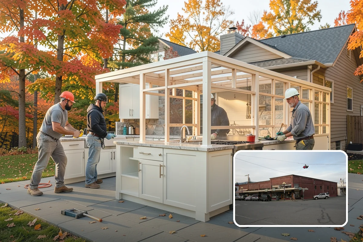 Pergola Construction in Sedro-Woolley, Skagit County, WA - Adds defined, shaded living space to your yard