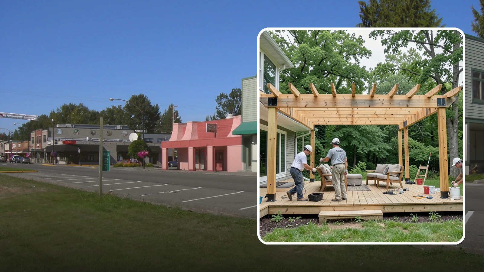 Pergola Construction in Snoqualmie, King County, WA - A custom-built pergola that defines your patio or deck with structure, shade, and year-round Pacific Northwest character.