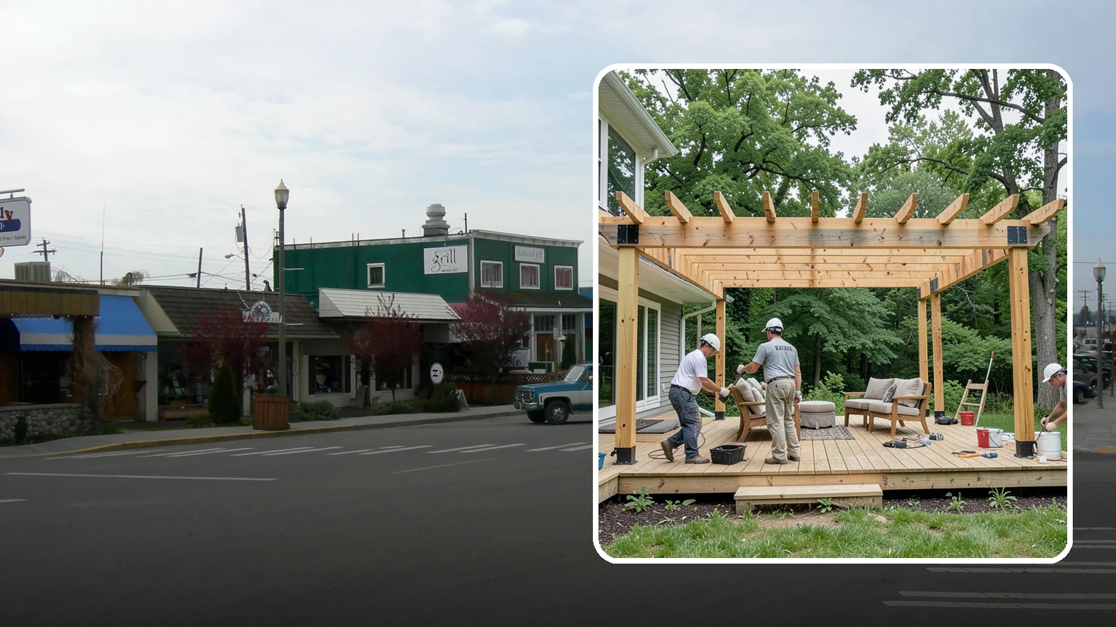 Pergola Construction in Stanwood, Snohomish County, WA - A custom-built pergola that defines your patio or deck with structure, shade, and year-round Pacific Northwest character.