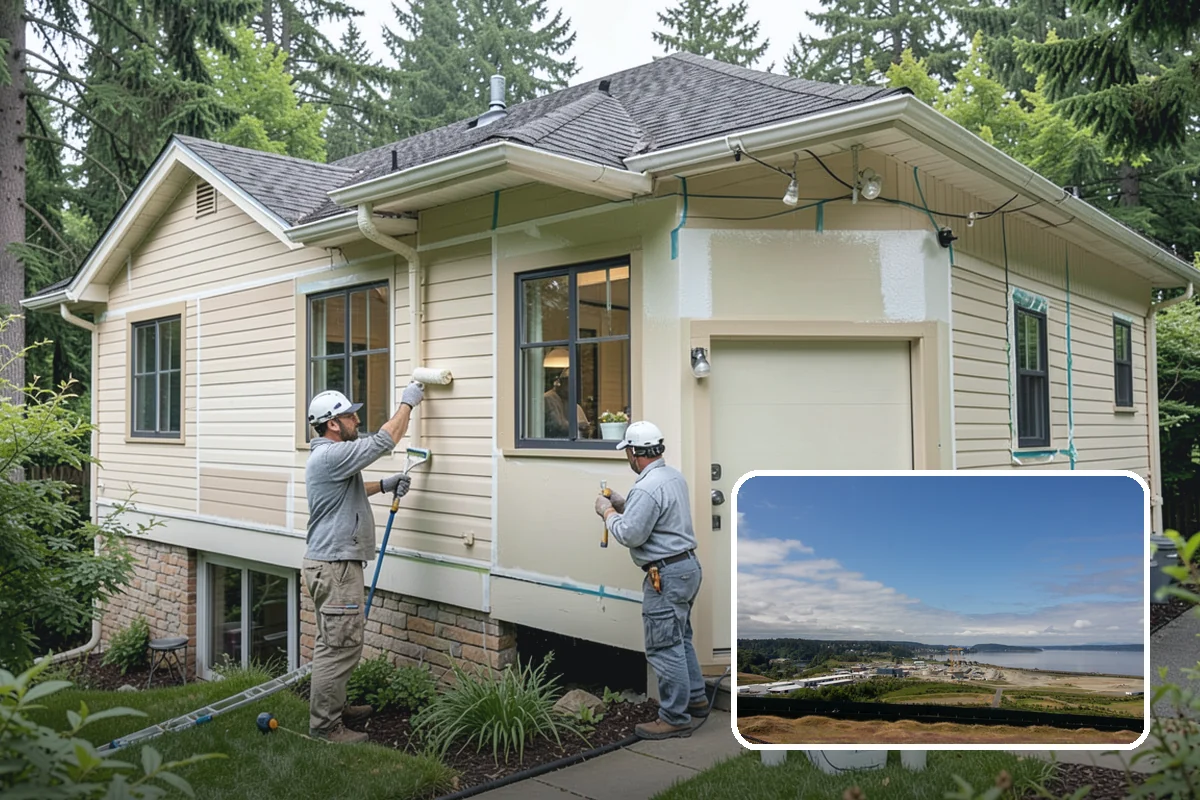 Pergola Construction in University Place, Pierce County, WA - Adds defined, shaded living space to your yard
