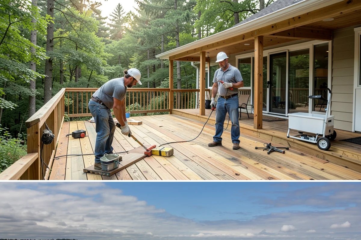 Pergola Construction in University Place, Pierce County, WA - Late spring through early fall offers the driest window for footing cures and finish application in Western Washington.