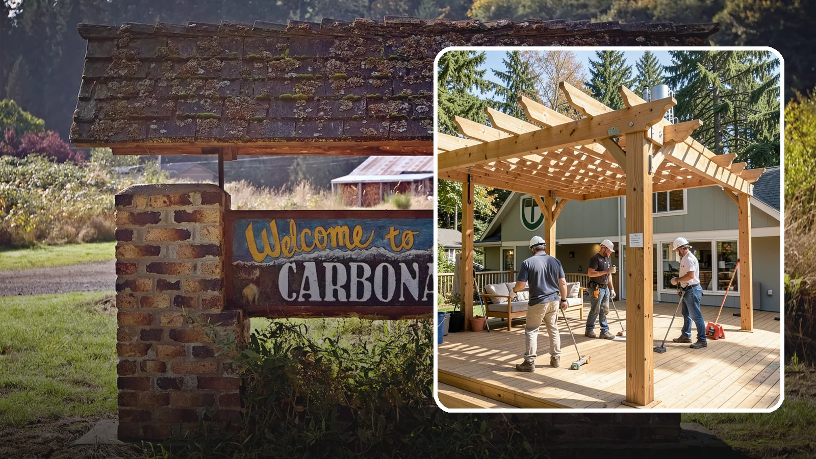 Pergola Over Deck in Carbonado, Pierce County, WA - A pergola over your deck that adds shade, structure, and Northwest-ready outdoor style.