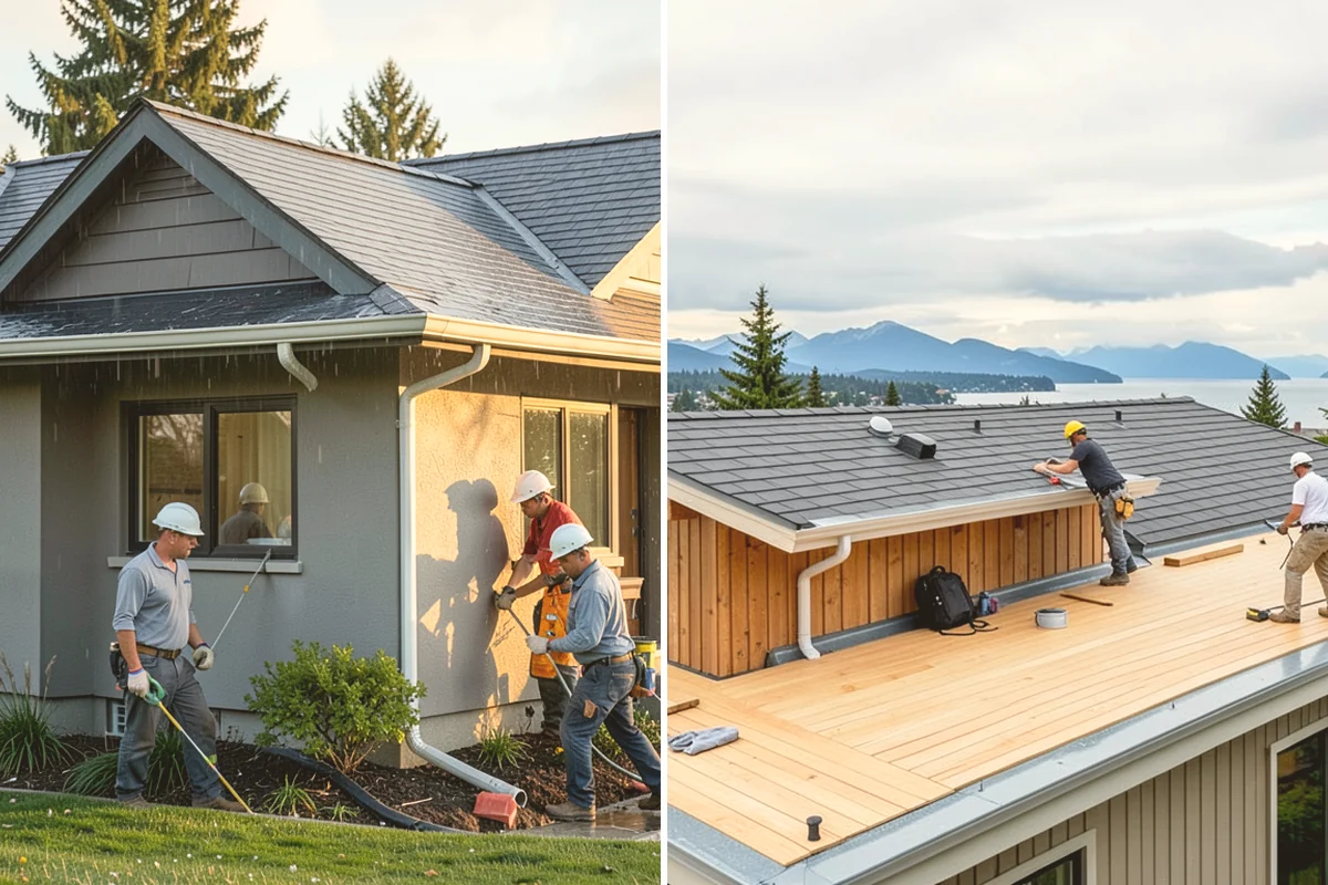 Pergola Over Deck in Eatonville, Pierce County, WA - Design the pergola to fit your deck and home