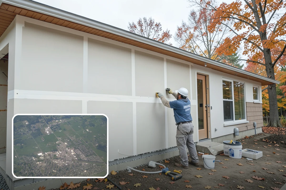 Pergola Over Deck in Enumclaw, King County, WA - Adds shade and defined structure overhead