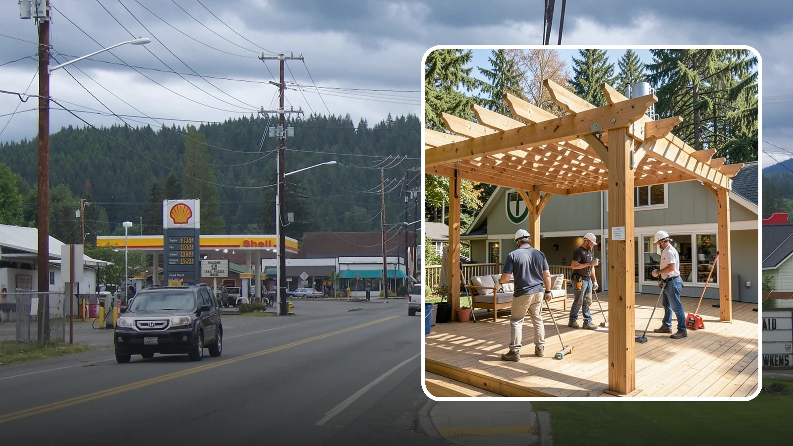 Pergola Over Deck in Granite Falls, Snohomish County, WA - A pergola over your deck that adds shade, structure, and Northwest-ready outdoor style.