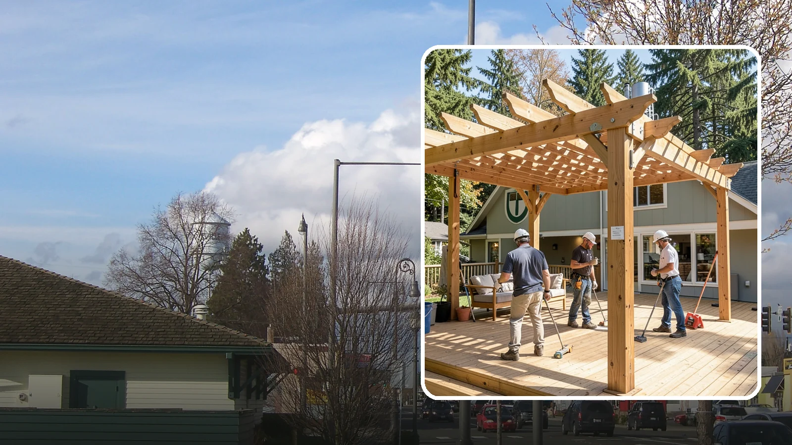 Pergola Over Deck in Marysville, Snohomish County, WA - A pergola over your deck that adds shade, structure, and Northwest-ready outdoor style.