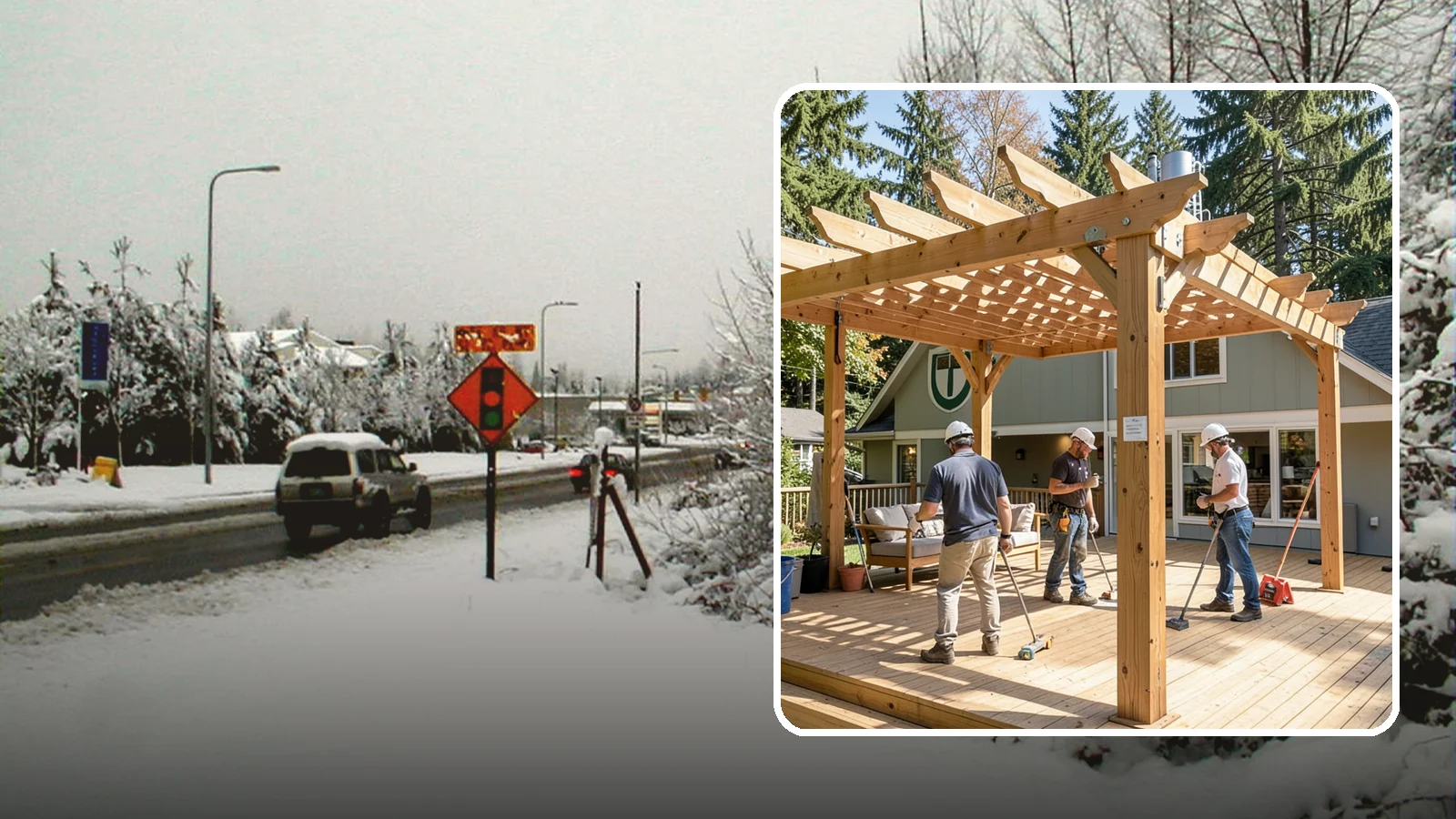 Pergola Over Deck in Newcastle, King County, WA - A pergola over your deck that adds shade, structure, and Northwest-ready outdoor style.