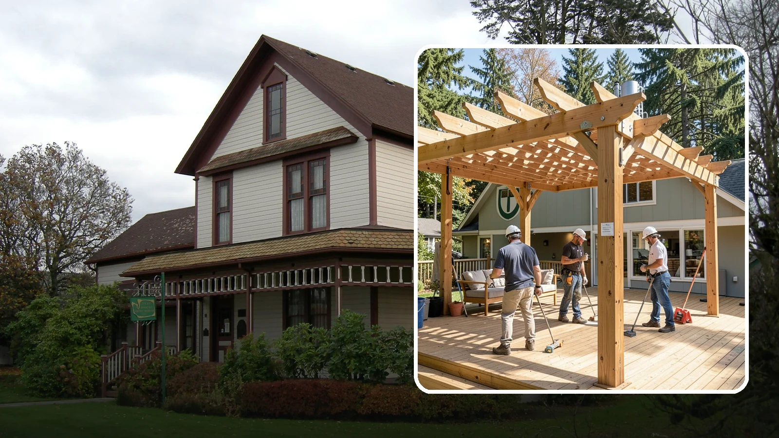 Pergola Over Deck in Sumner, Pierce County, WA - A pergola over your deck that adds shade, structure, and Northwest-ready outdoor style.